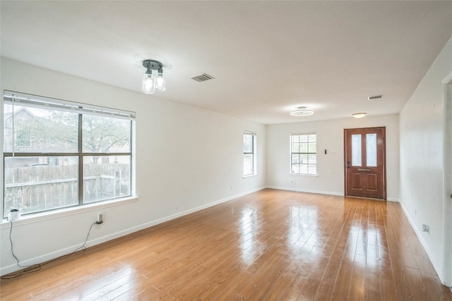 entryway featuring light hardwood / wood-style floors