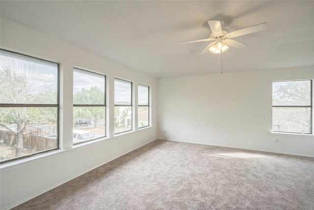 910 Crieff Cross Dr, Pflugerville, TX 78660 - spare room featuring carpet flooring, ceiling fan, and baseboards