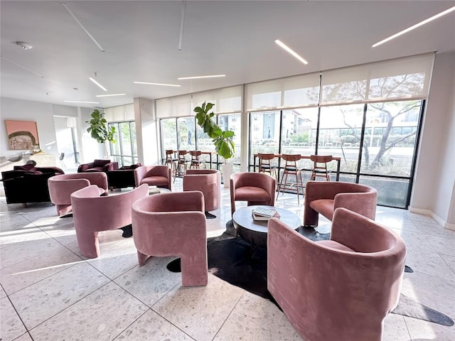 800 Embassy Dr Unit 530, Austin, TX 78702 - community lobby featuring a wall of windows