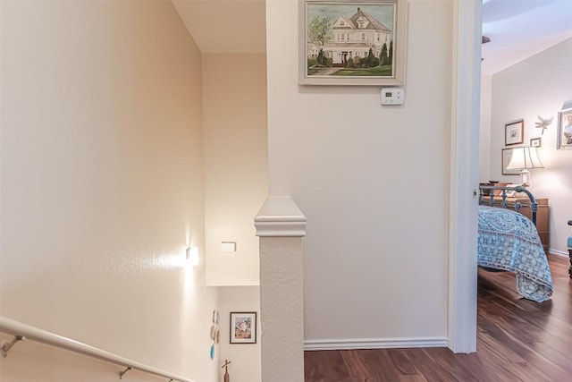 2000 Cullen Ave Unit 9, Austin, TX 78757 - hallway with wood finished floors and baseboards