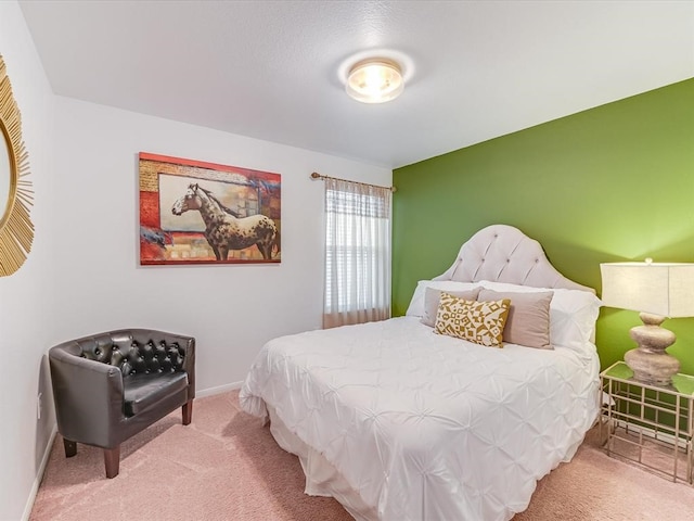 bedroom featuring carpet flooring