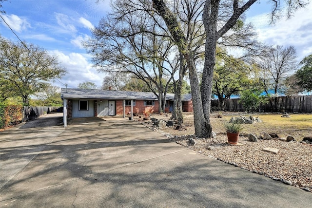 view of front of home