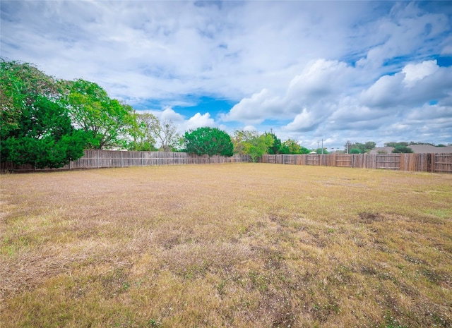 view of yard