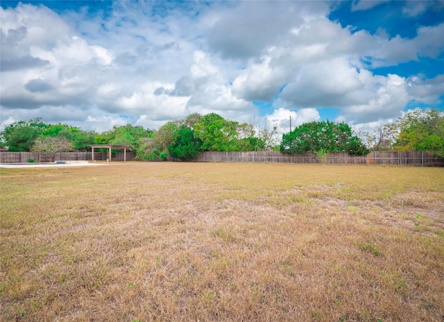 view of yard