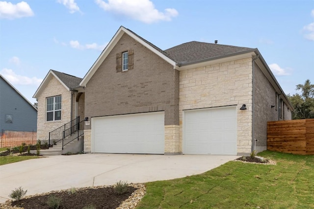 front facade featuring a garage