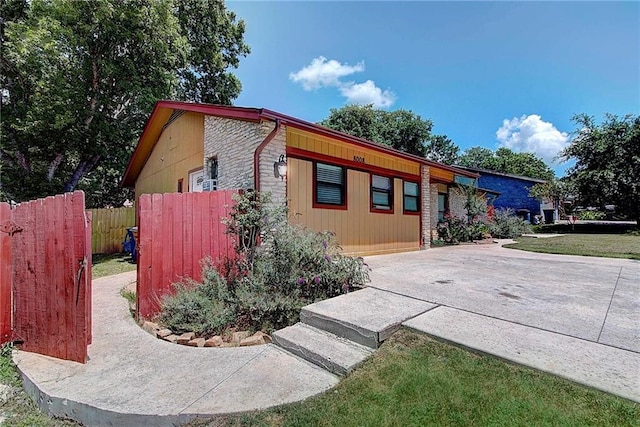 view of ranch-style home