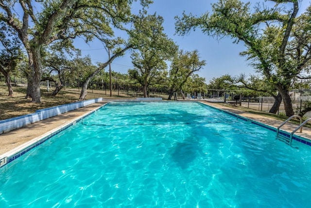 view of pool