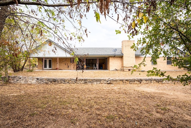 view of back of property