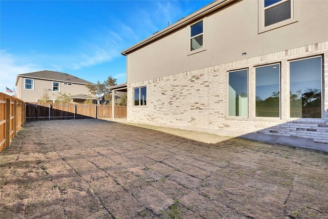 exterior space with a patio