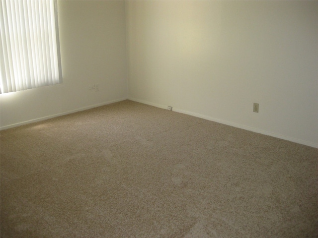 empty room with carpet floors