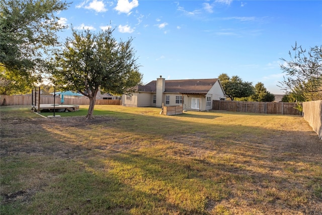 view of yard