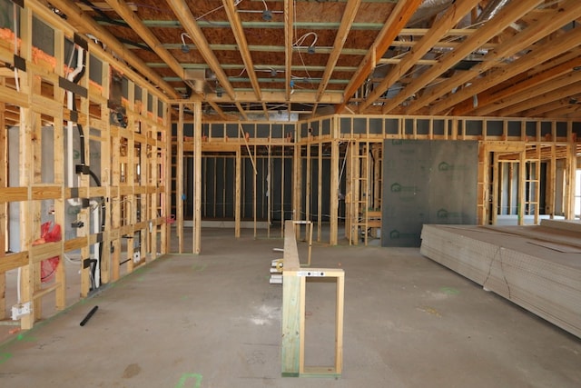 miscellaneous room featuring concrete flooring