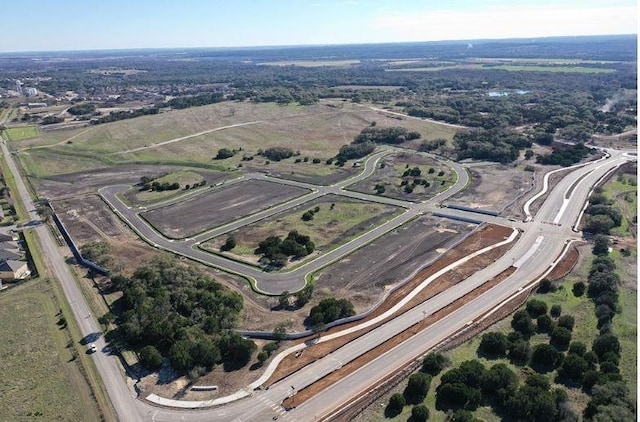 bird's eye view featuring a rural view