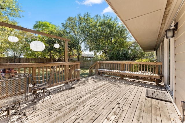 7909 Tisdale Dr, Austin, TX 78757 - deck featuring a fenced backyard