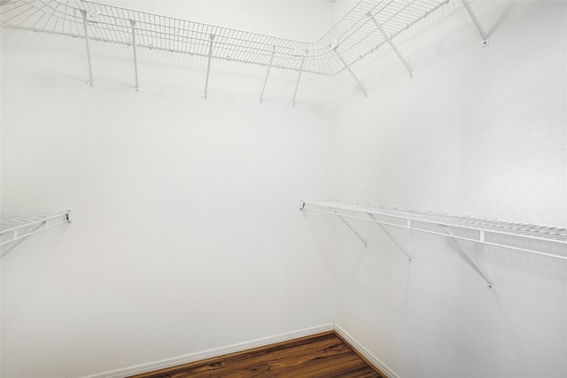 8302 N Madrone Trl, Austin, TX 78737 - walk in closet featuring dark wood-style floors