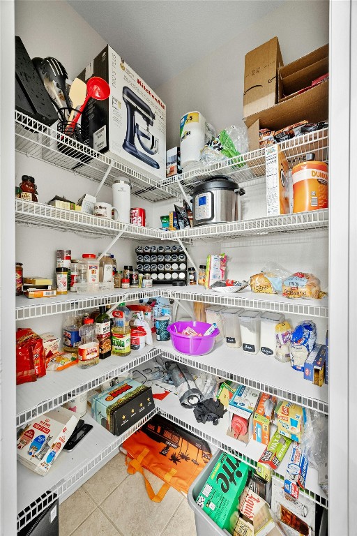 view of pantry