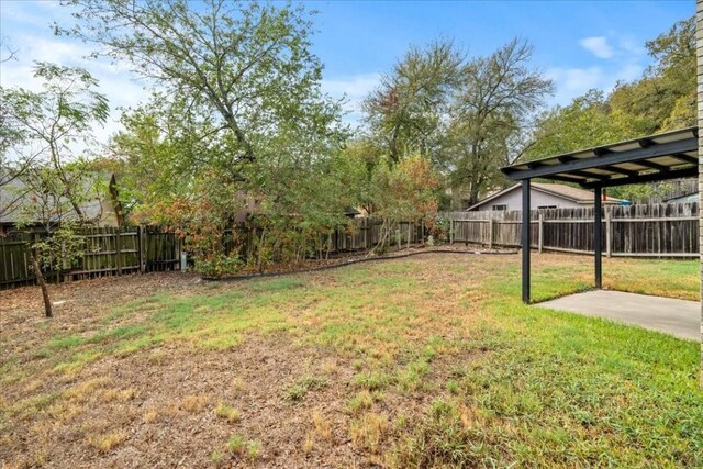 2803 Nordham Dr, Austin, TX 78745 - fenced backyard featuring a patio
