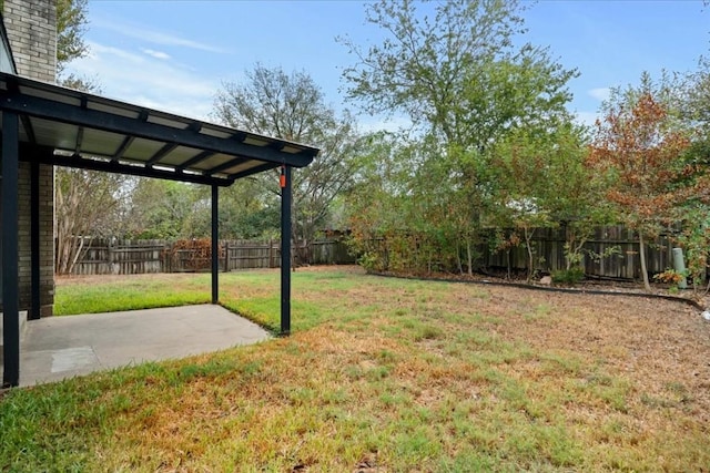 2803 Nordham Dr, Austin, TX 78745 - fenced backyard featuring a patio area