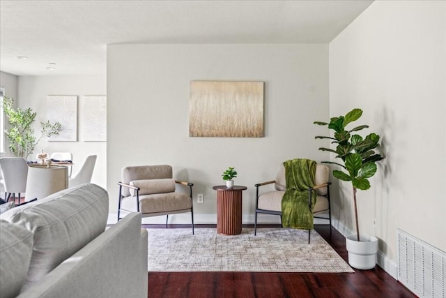 2803 Nordham Dr, Austin, TX 78745 - living room featuring wood finished floors and baseboards
