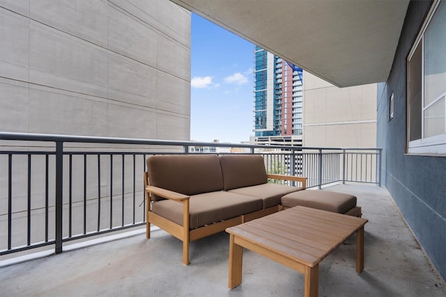 balcony with outdoor lounge area