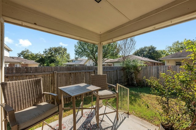 view of patio / terrace