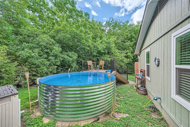 view of pool