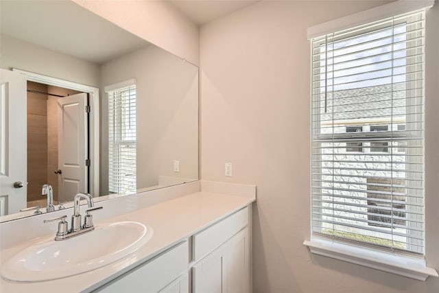196 Lost Mine Peak Ln, Dripping Springs, TX 78620 - bathroom featuring plenty of natural light and vanity