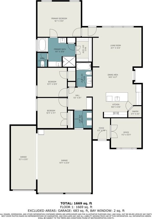 2104 Highland Ridge Rd, Georgetown, TX 78628 - view of room layout