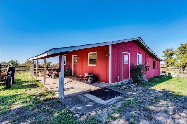 view of outbuilding