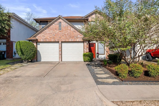 front facade featuring a garage