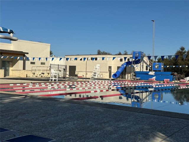 exterior space with a playground