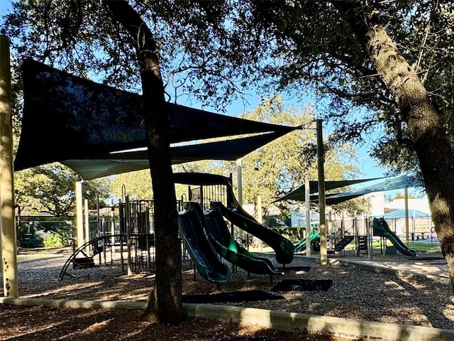 view of jungle gym