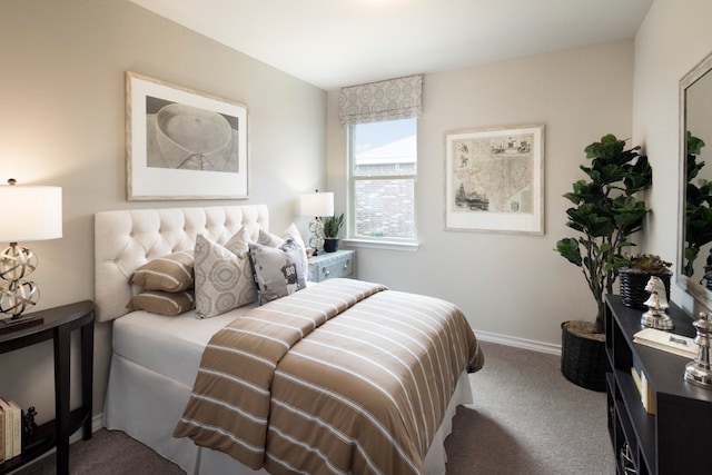 bedroom featuring carpet flooring