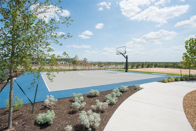 view of sport court