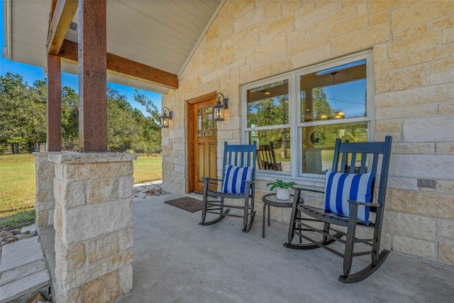 view of patio