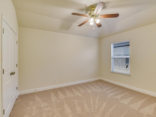 8061 Massa Dr, Round Rock, TX 78665 - unfurnished room featuring light colored carpet, baseboards, and a ceiling fan