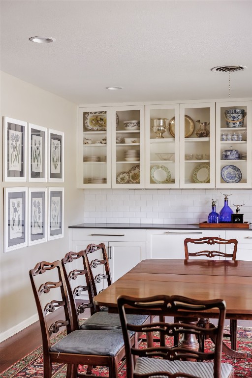 dining room featuring hardwood / wood-style floors