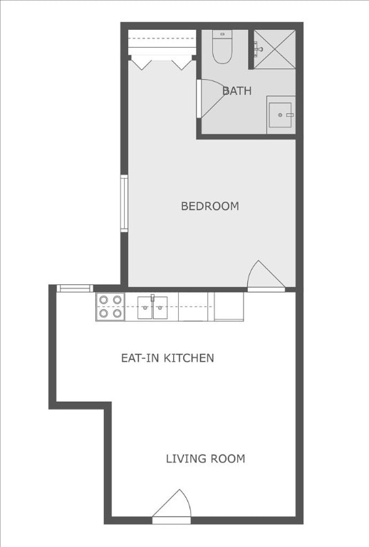 306 E 30th St Unit 102, Austin, TX 78705 - view of home floor plan