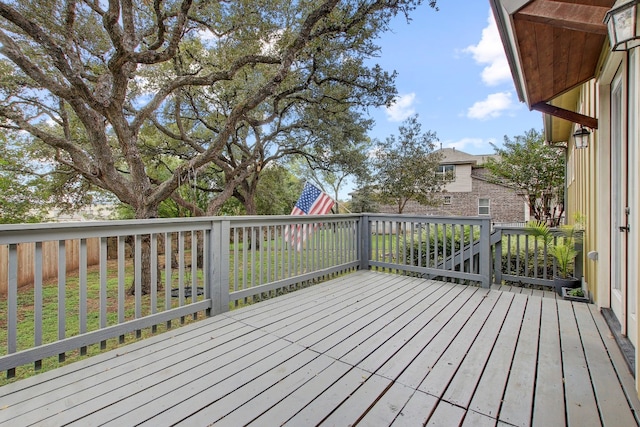 view of deck