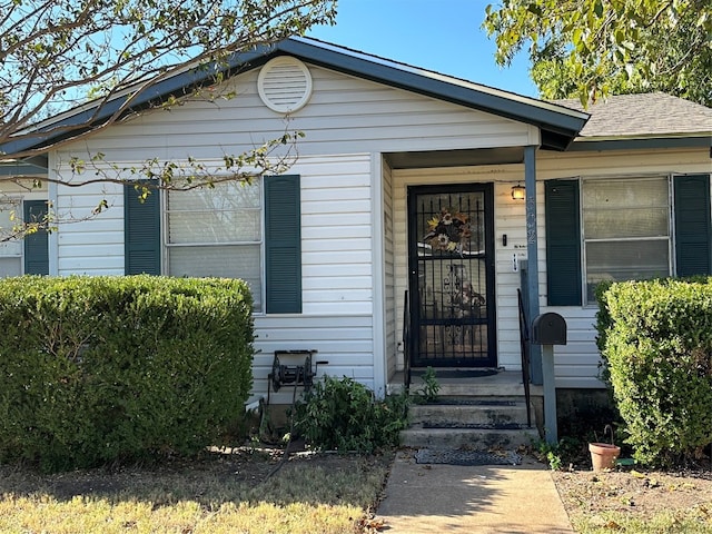 view of entrance to property