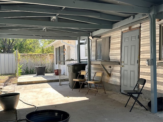 view of patio