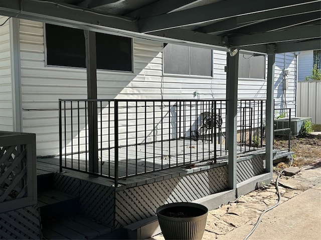 view of deck