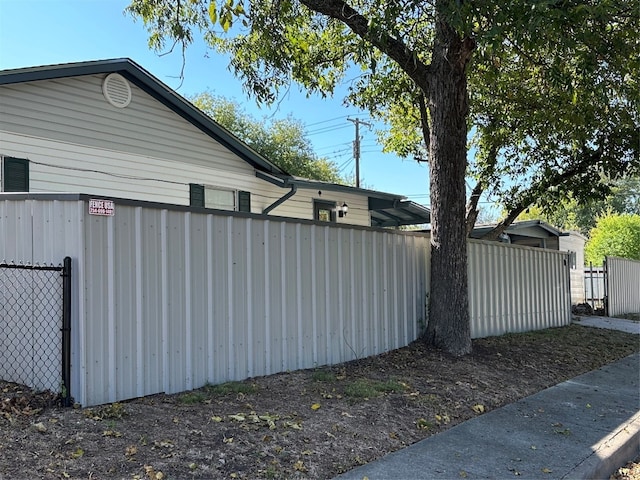 view of side of home