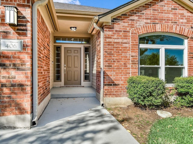 view of entrance to property