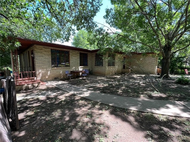 view of back of house