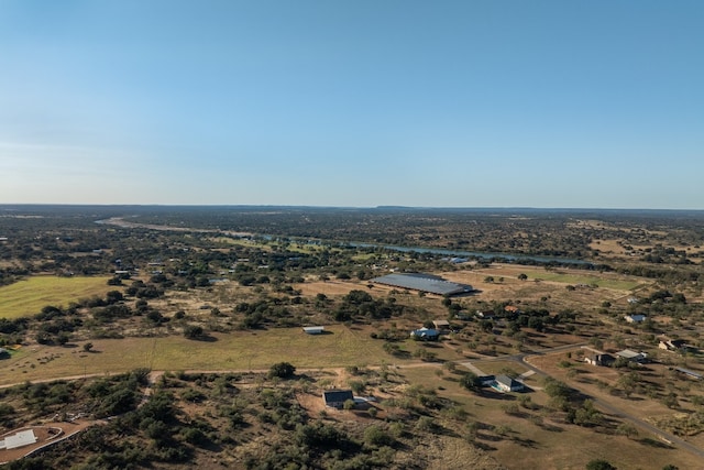 bird's eye view featuring a rural view