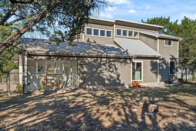 view of rear view of house