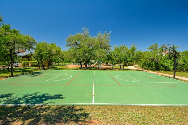 8040 Carlton Ridge Cv, Austin, TX 78738 - view of basketball court featuring community basketball court