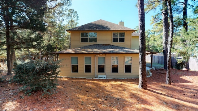 view of back of property