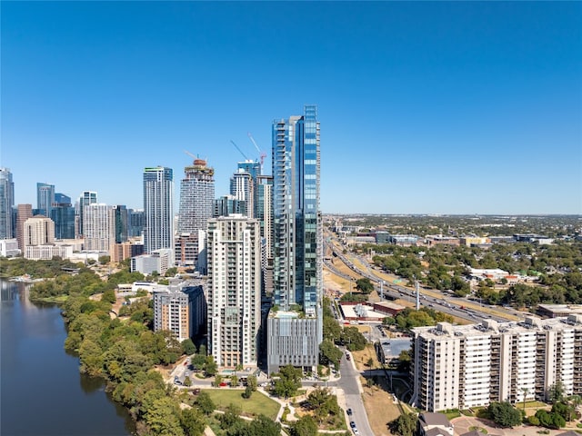 city view featuring a water view